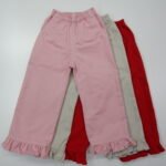 Pantalón Gabardina con Volados Tiki