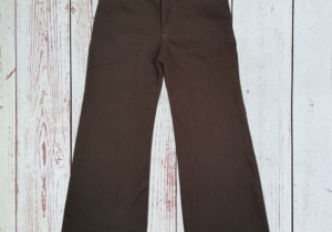Pantalón wide niña gabardina